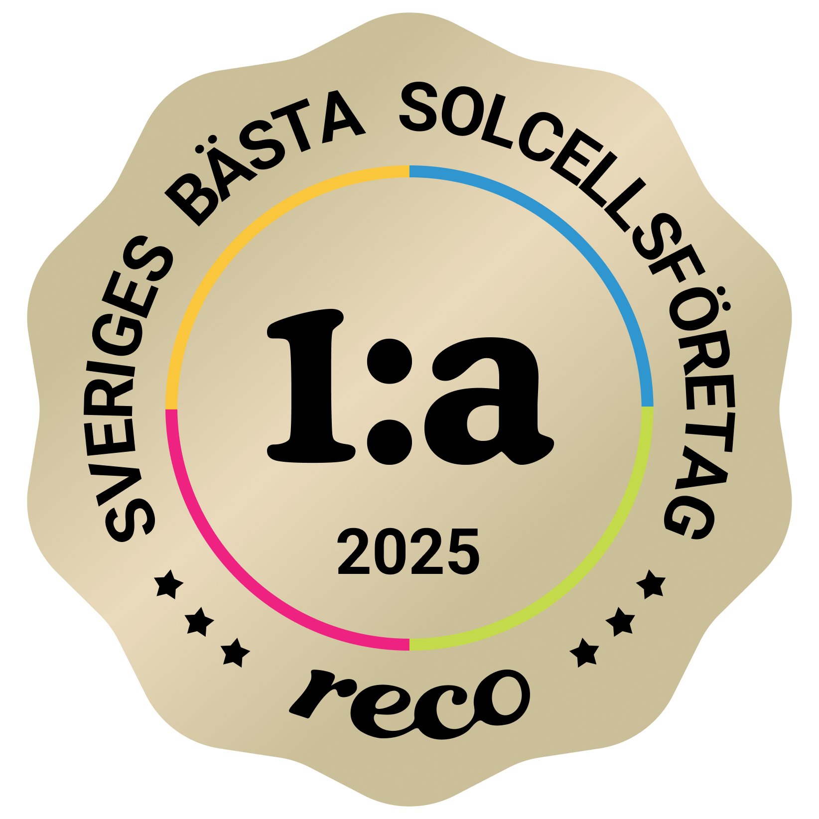 Bagde - Best in Sweden - Solcellsföretag - First