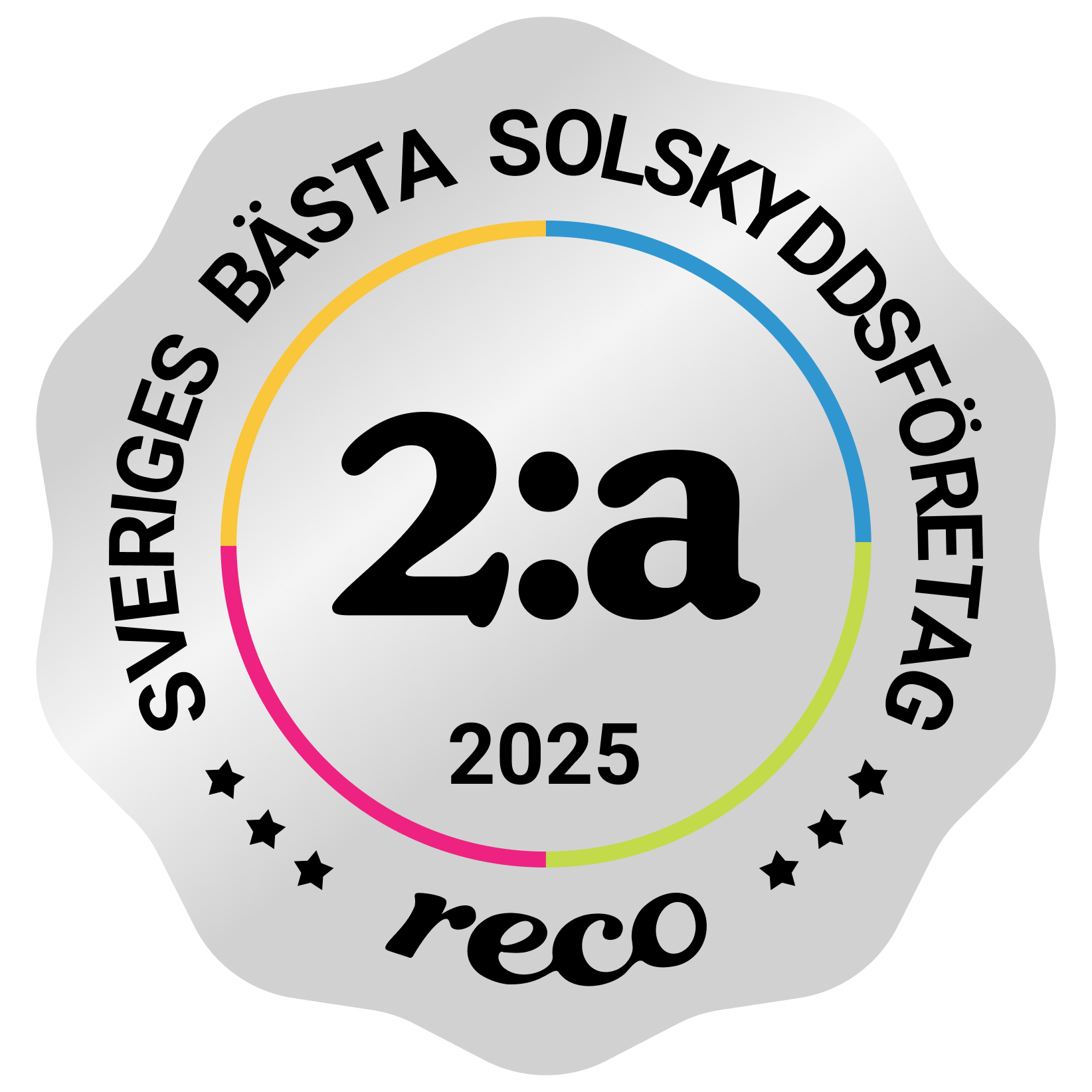 Bagde - Best in Sweden - Solskyddsföretag - Second
