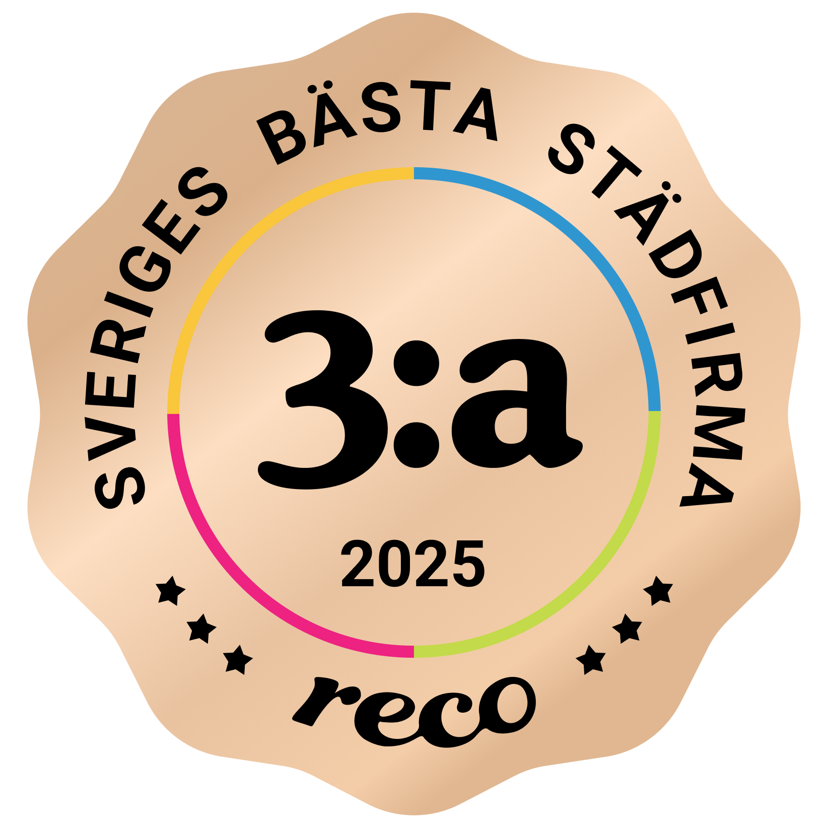 Bagde - Best in Sweden - Städfirma - Third