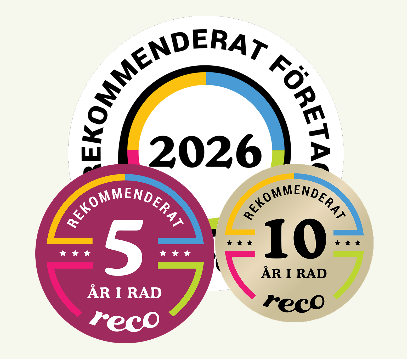 Rekommenderat företag flera år i rad