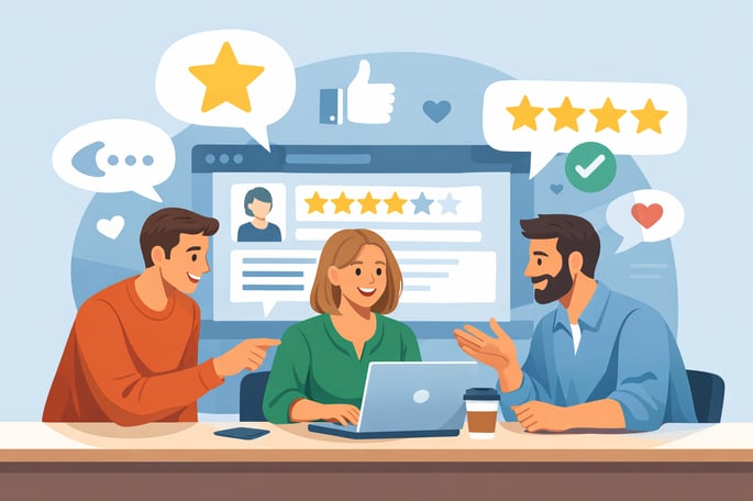 Recensioner på kontoret