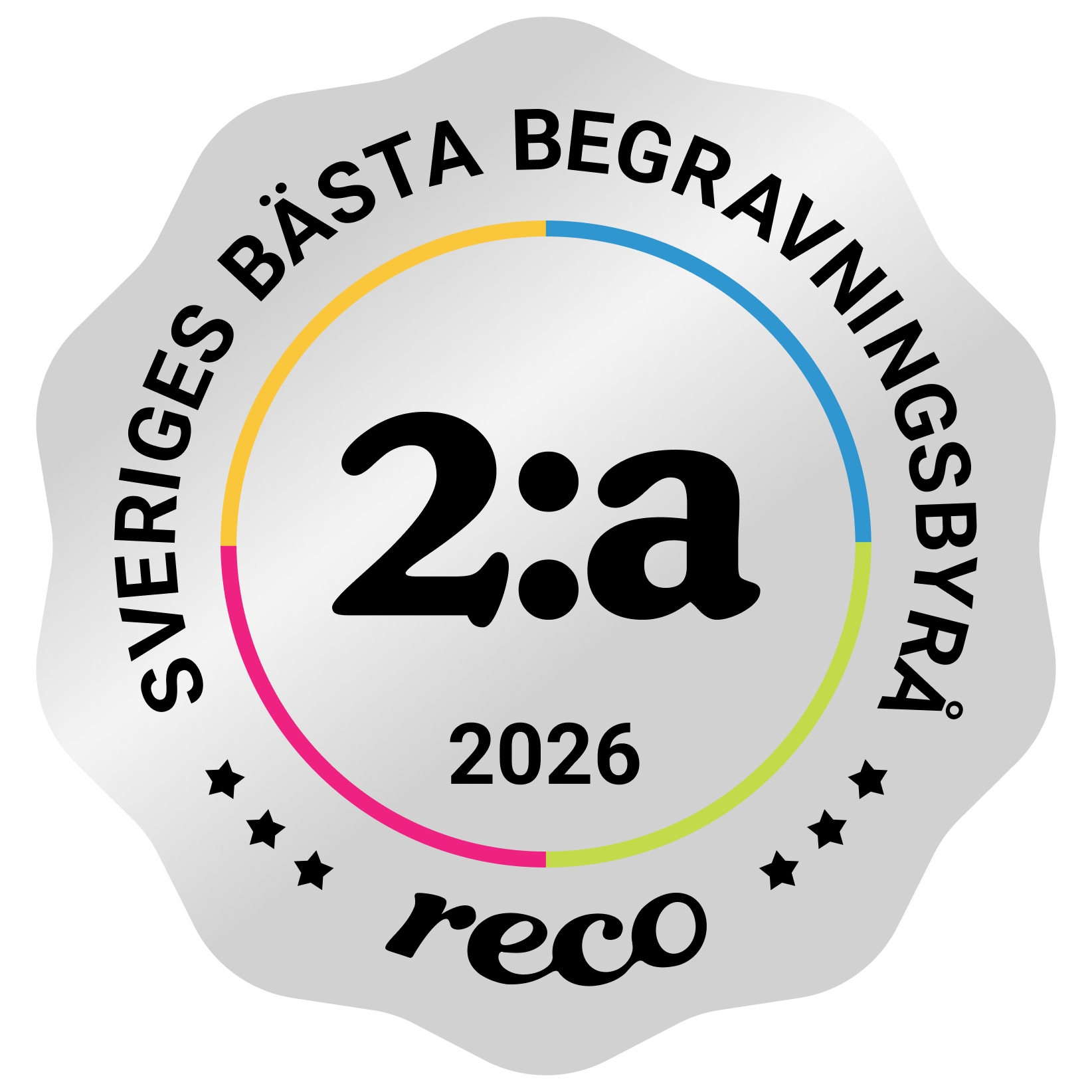 Bagde - Best in Sweden - Begravningsbyrå - Second@2x