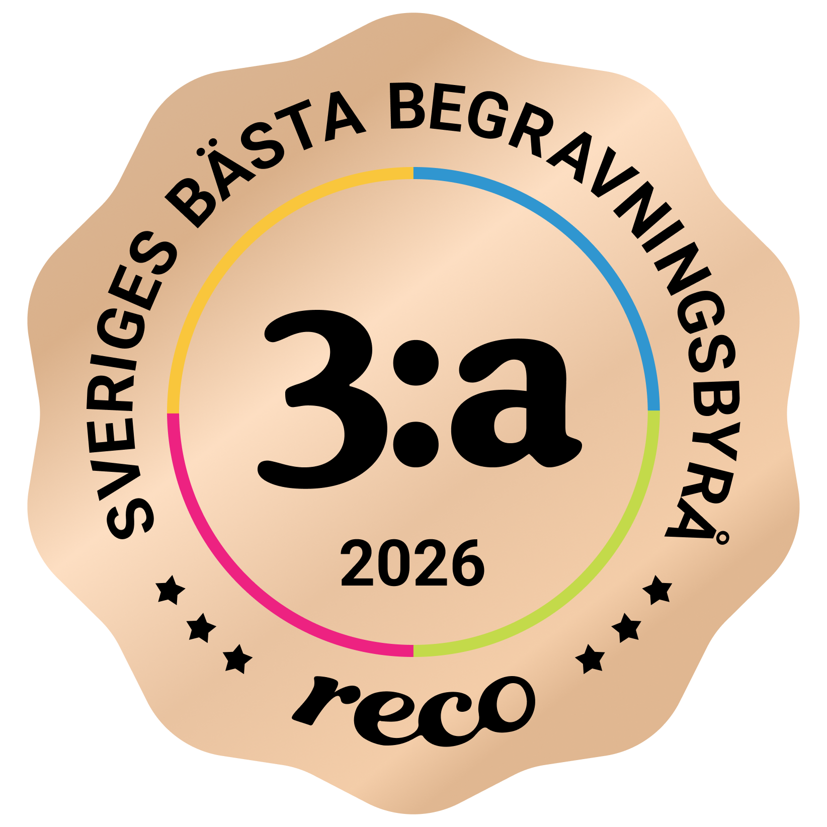 Bagde - Best in Sweden - Begravningsbyrå - Third@2x