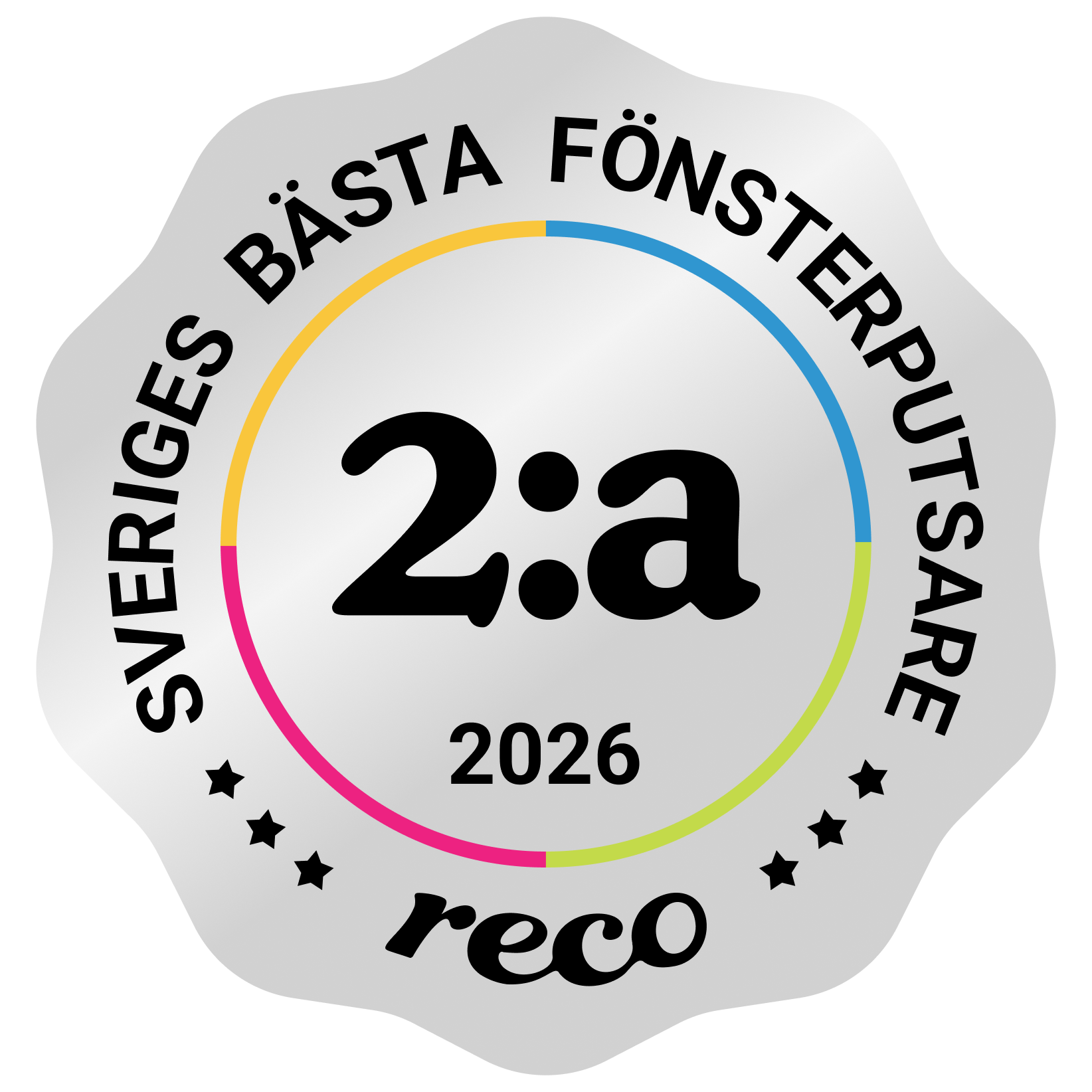 Bagde - Best in Sweden - Fönsterputsare - Second@2x