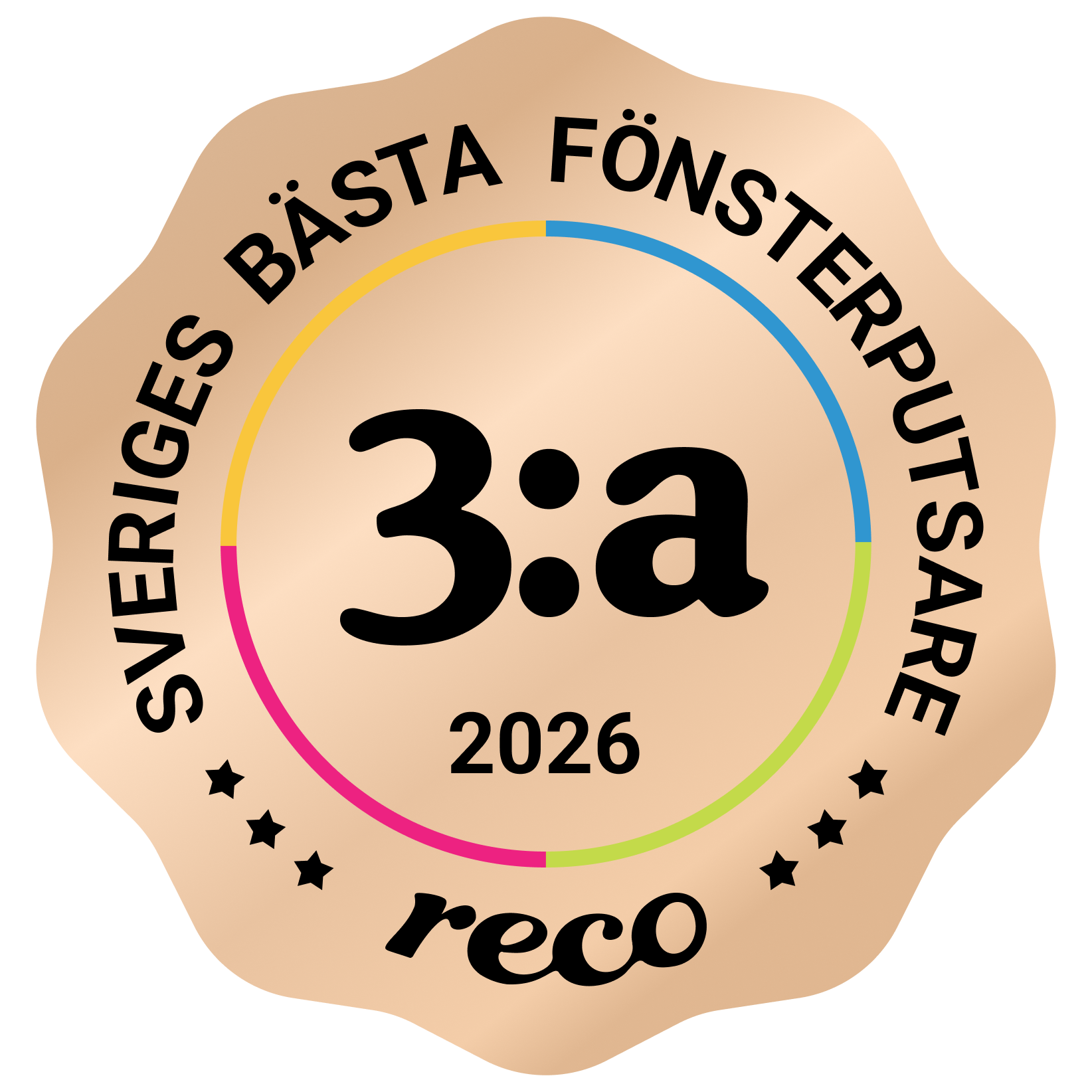 Bagde - Best in Sweden - Fönsterputsare - Third@2x