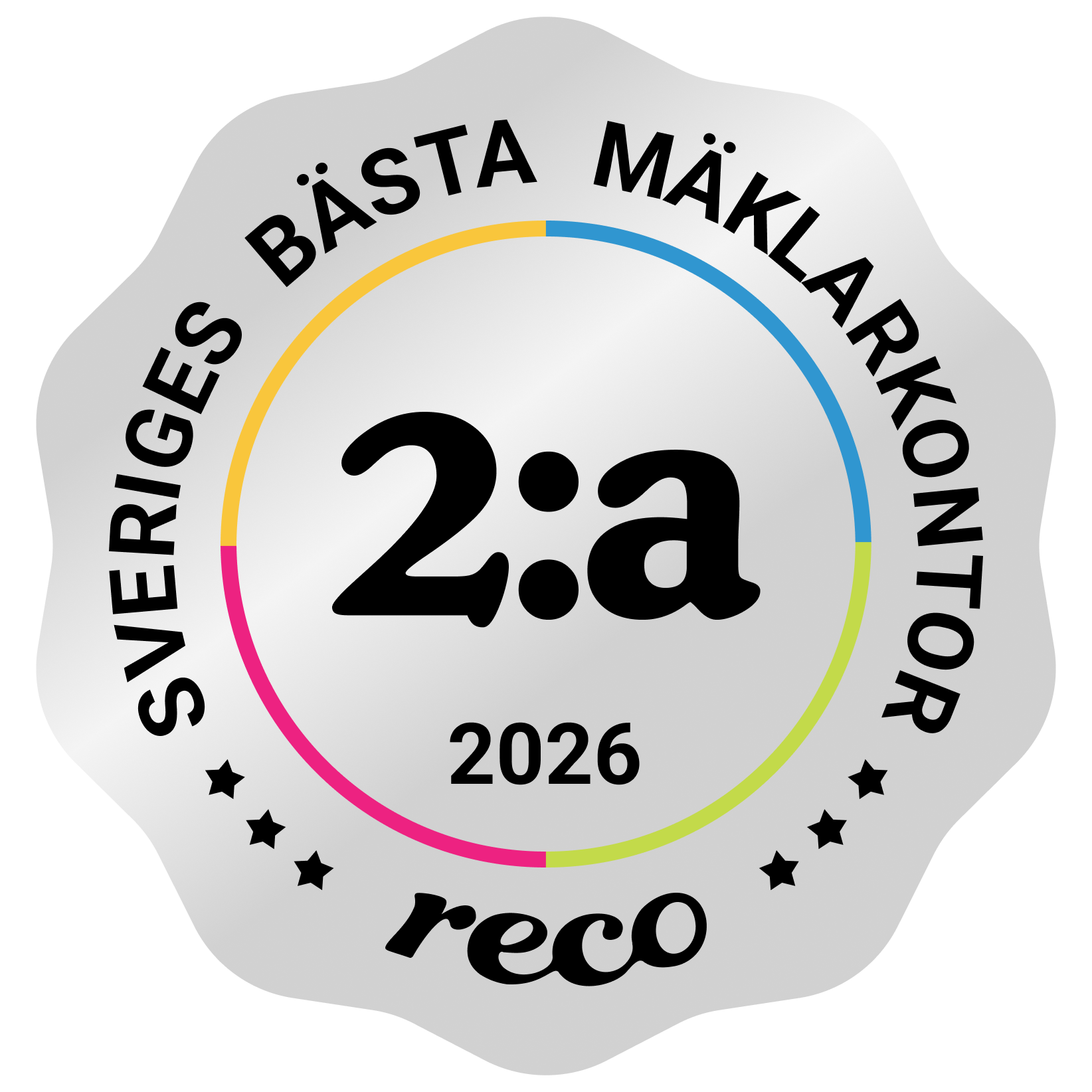 Bagde - Best in Sweden - Mäklarkontor - Second@2x