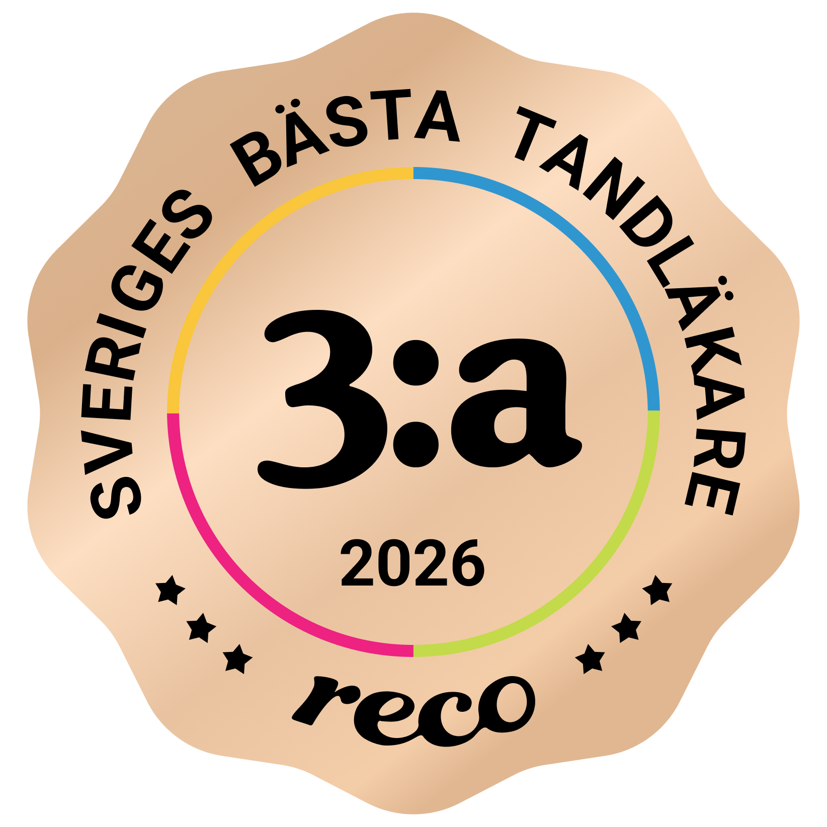 Bagde - Best in Sweden - Tandläkare - Third@2x