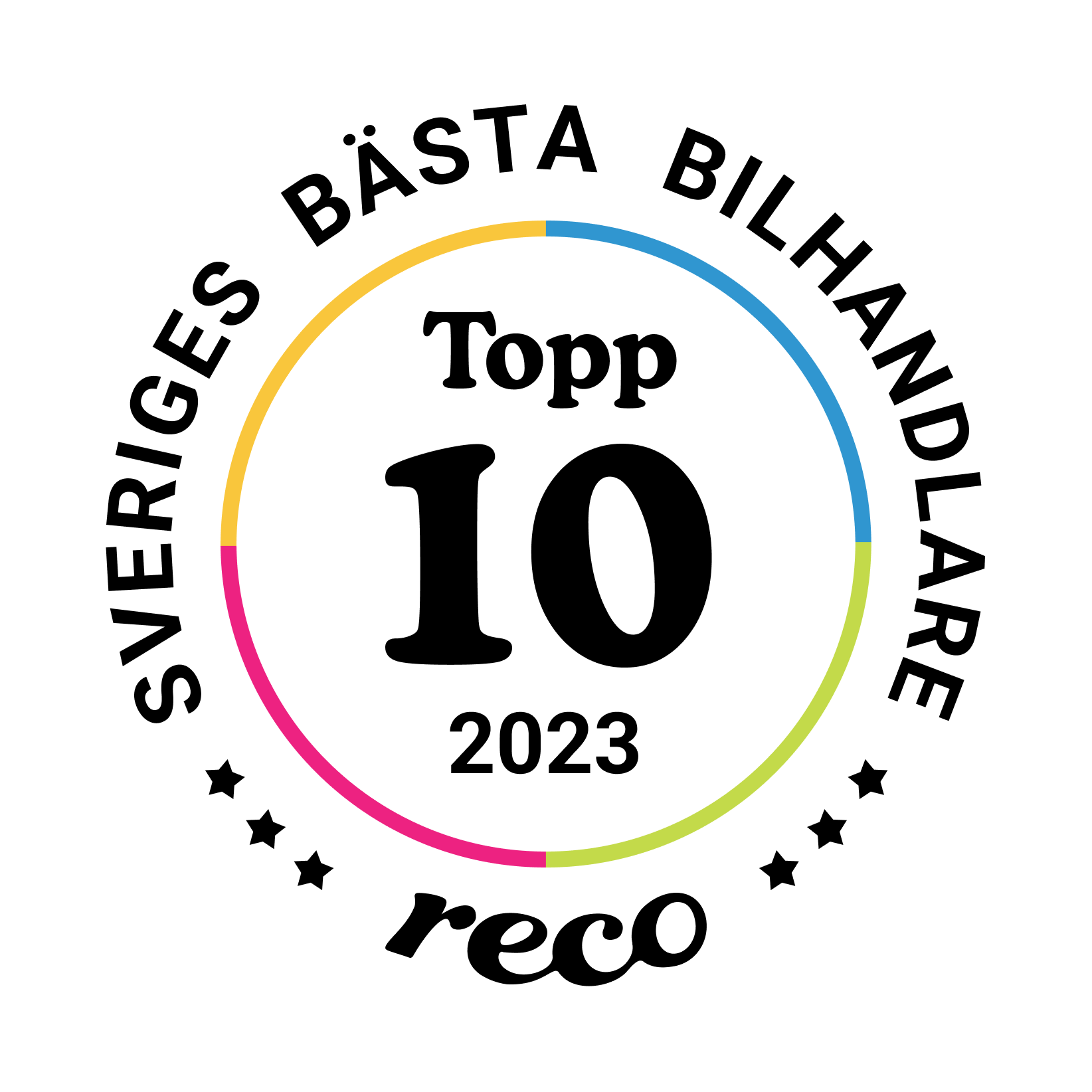 Bagde - Best in Sweden - Bilhandlare - Top Ten@2x